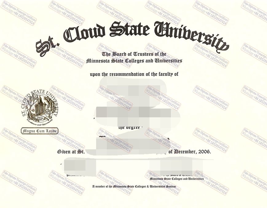 Fake St. Cloud State University Degree