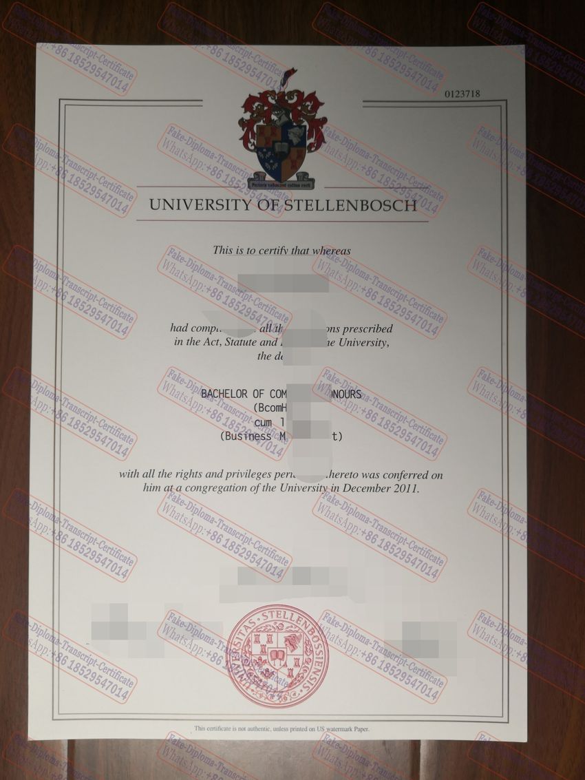 Fake Stellenbosch Business School Degree