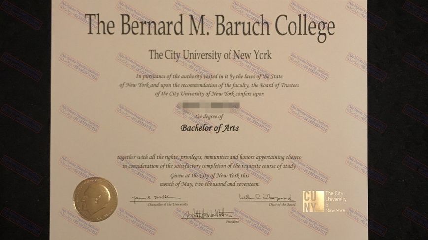 Fake The steps to buy fake Make fake Bernard M.Baruch College，CUNY Degree Degree Diploma