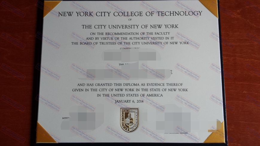 Fake The steps to buy fake New York City College of Technology Diploma Degree