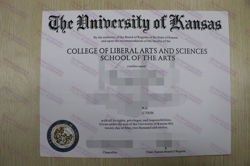 Fake University of Kansas Diploma