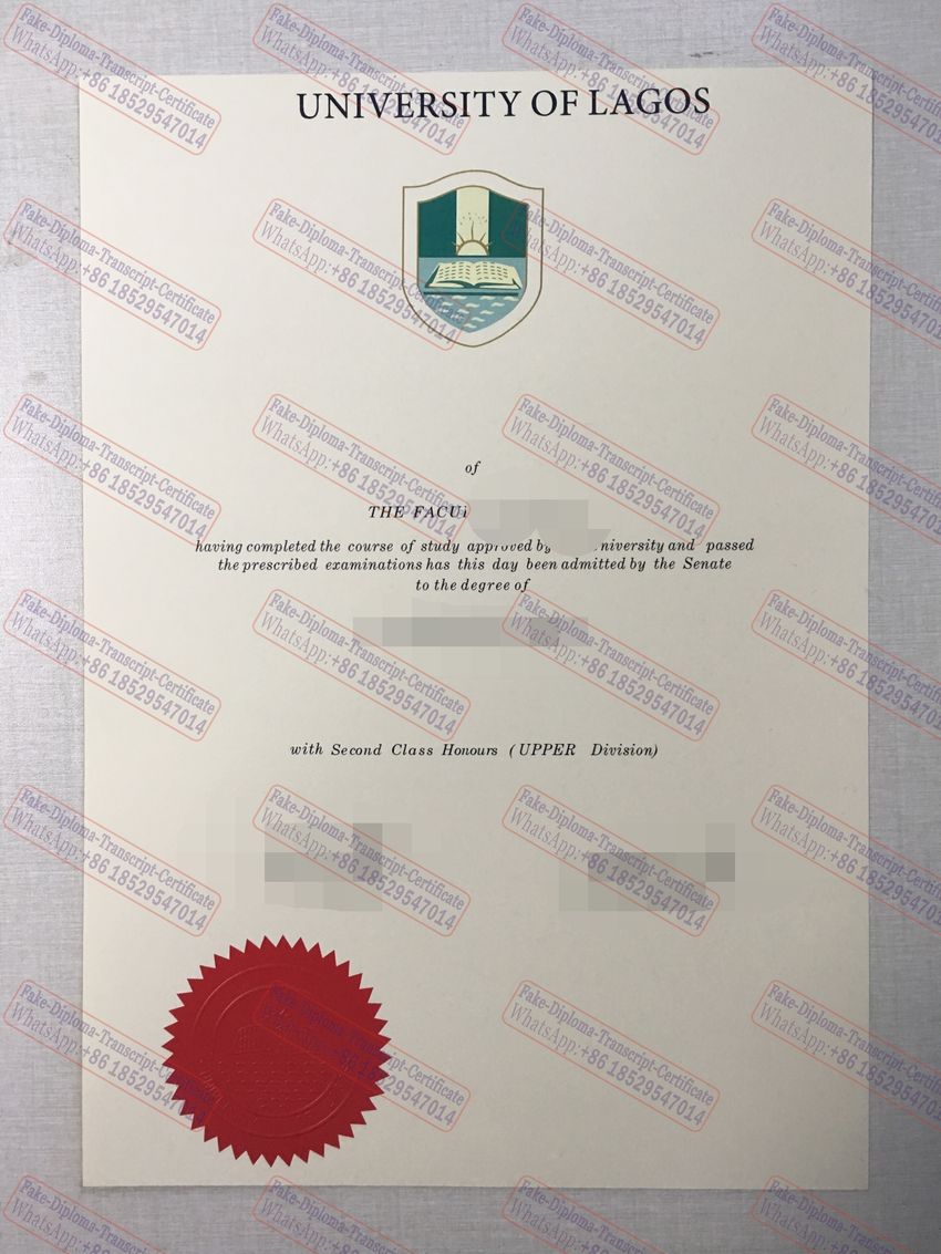 Fake University of Lagos Certificate