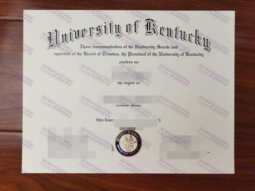 Fake University of kentucky Diploma