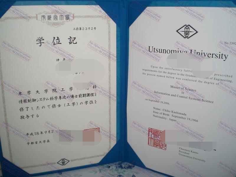 Fake Utsunomiya university Degree