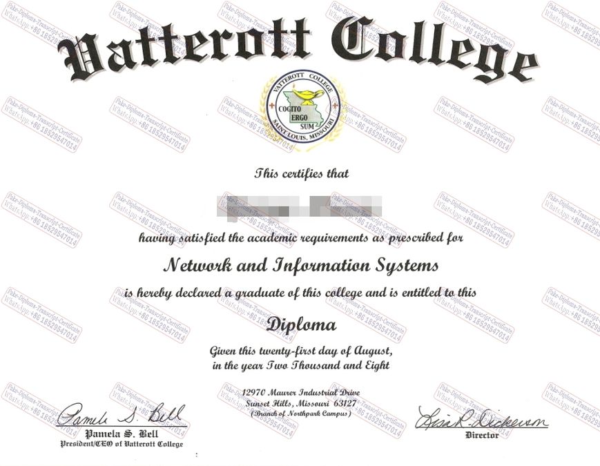 Fake Vatterott College Degree