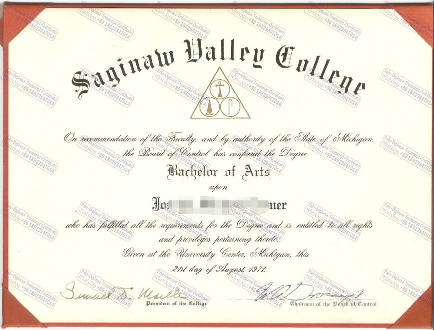 Fake saginaw valley college Diploma