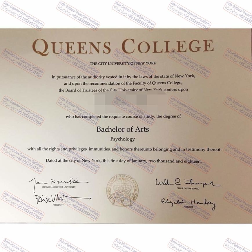 How Buy Fake CUNY Queens College Certificate