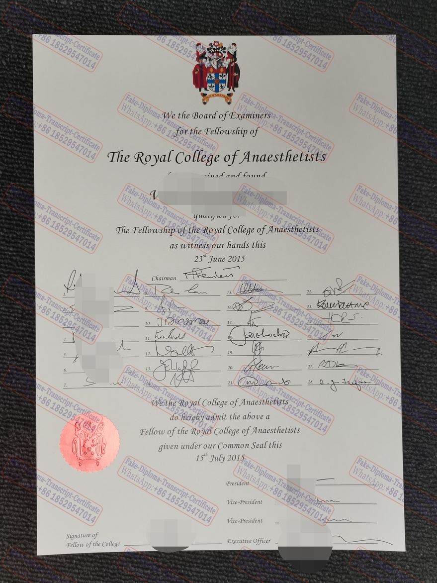 How Buy Fake College of Anaesthetists of Ireland Certificate