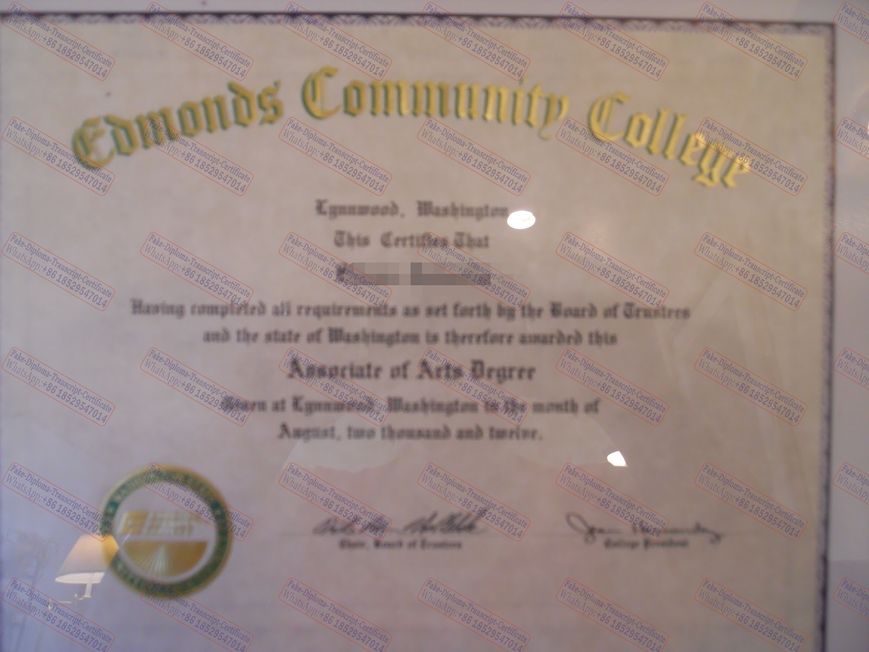 How Buy Fake Edmonds Community College Certificate