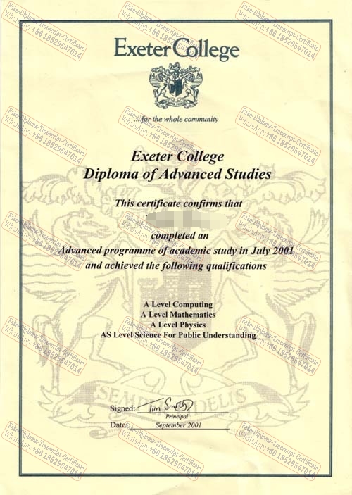 How Buy Fake Exeter College Diploma