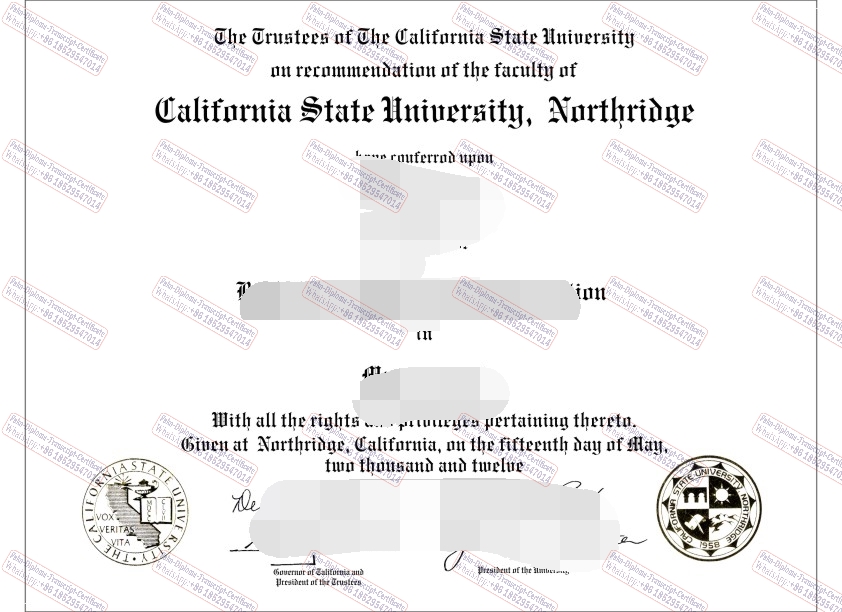 How Buy Fake Fake California State University Northridge(CSUN) Diploma Certificate