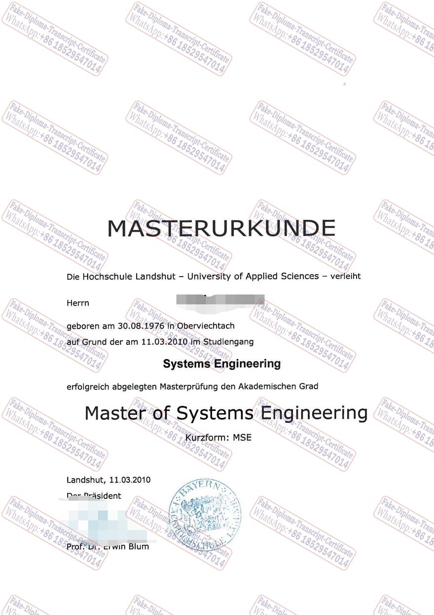 How Buy Fake Hochschule landshut Certificate