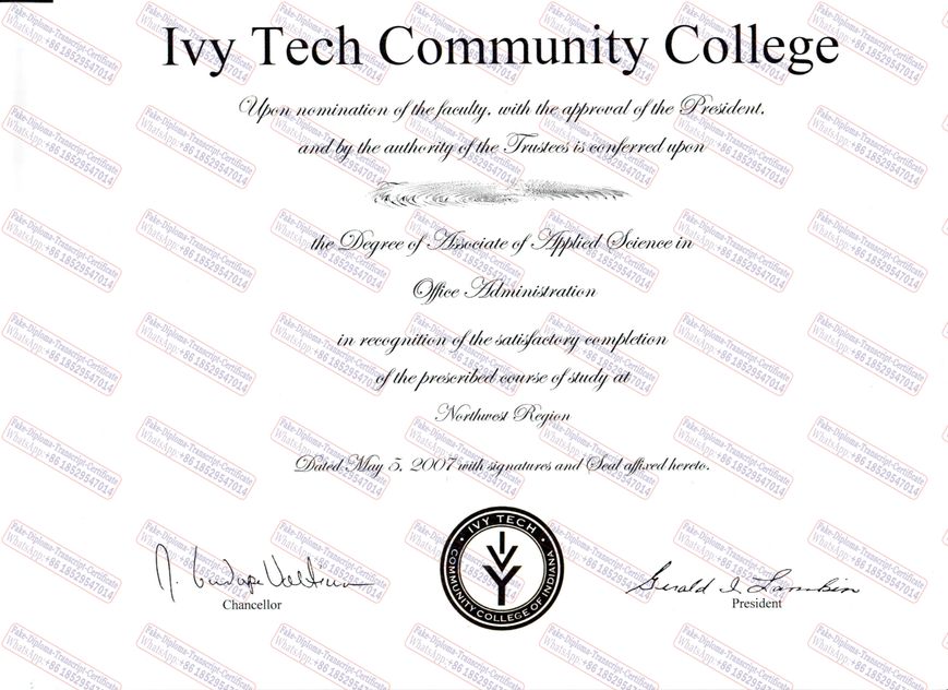 How Buy Fake Ivy Tech Community College Diploma