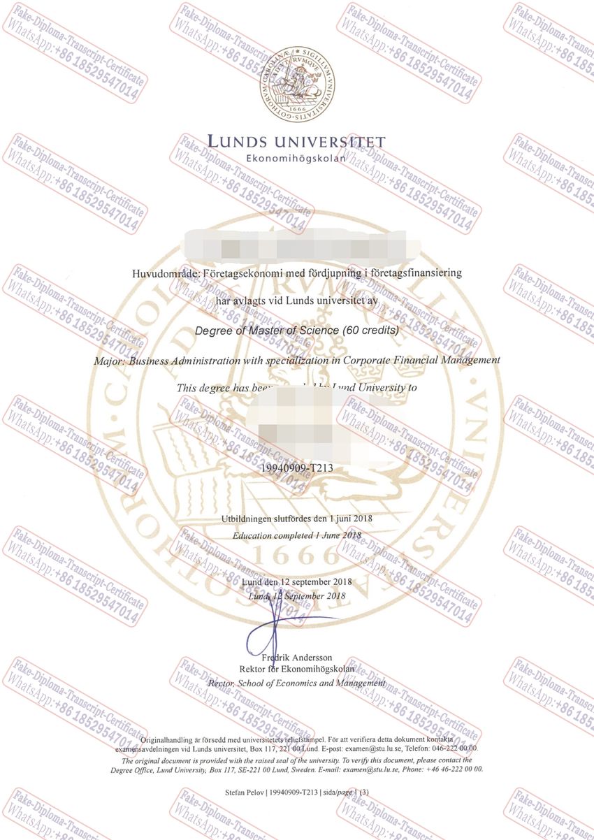 How Buy Fake Lund University Degree