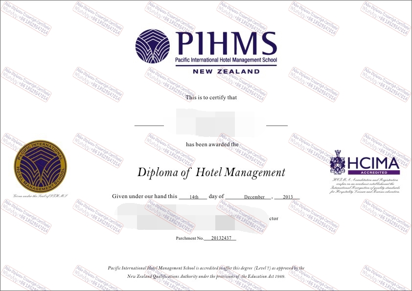 How Buy Fake Pacific International Hotel Management School(PIHMS) Degree