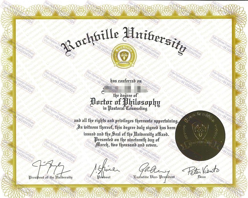 How Buy Fake Rochville University Certificate