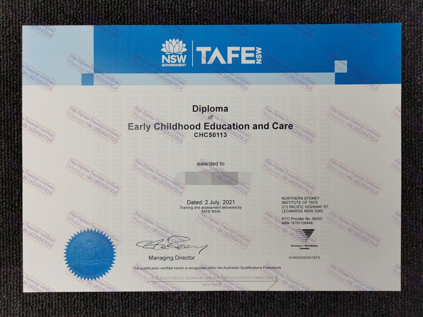 How Buy Fake TAFE NSW Diploma