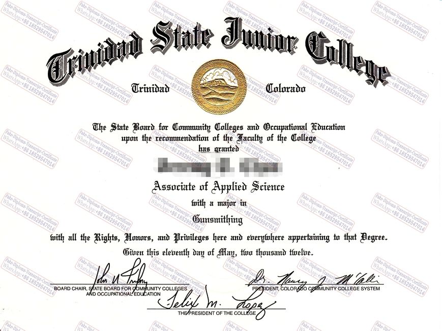 How Buy Fake Trinidad State Junior College Degree