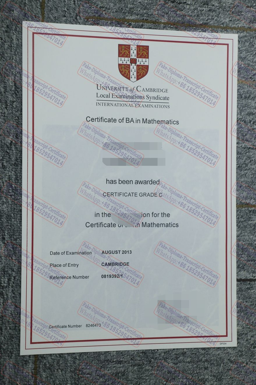 How Buy Fake University of Cambridge Certificate