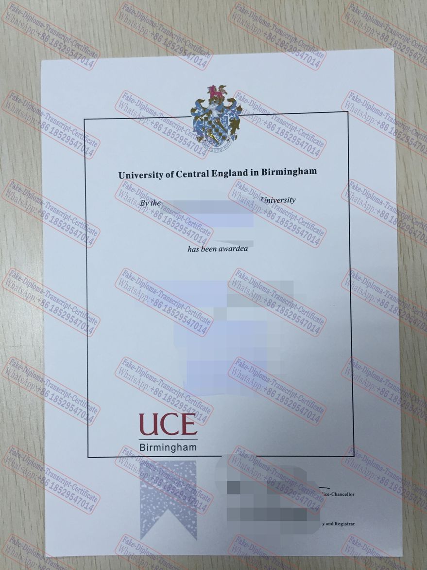 How Buy Fake University of Central England(UCE) Diploma