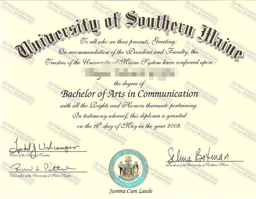 How Buy Fake University of Southern Maine Degree