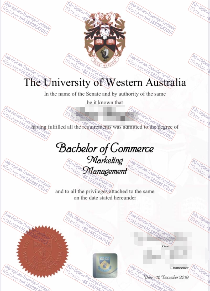 How Buy Fake University of Western Australia Diploma