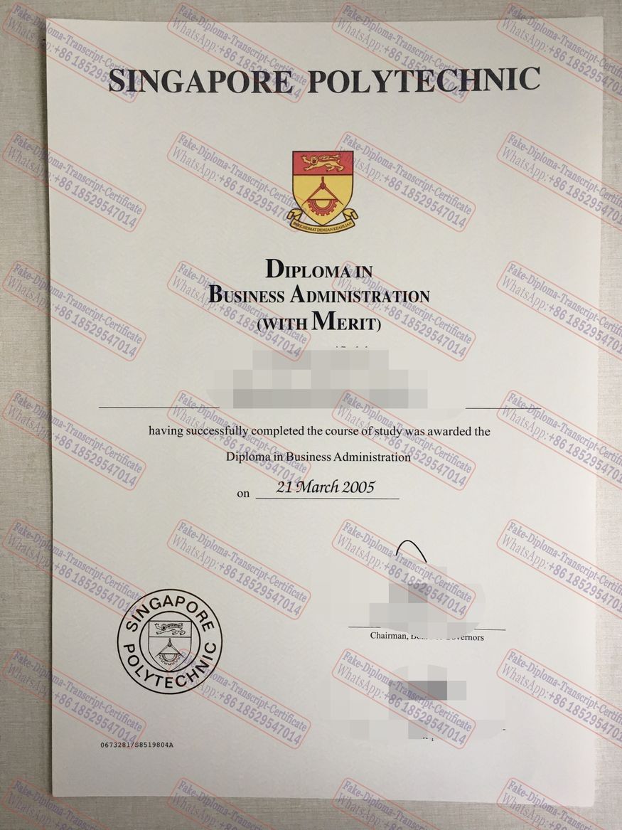 How Buy Fake singapore polytechnic university Certificate