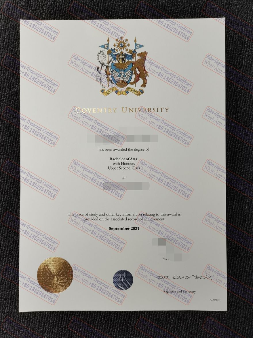 How to buy fake Coventry University Certificate