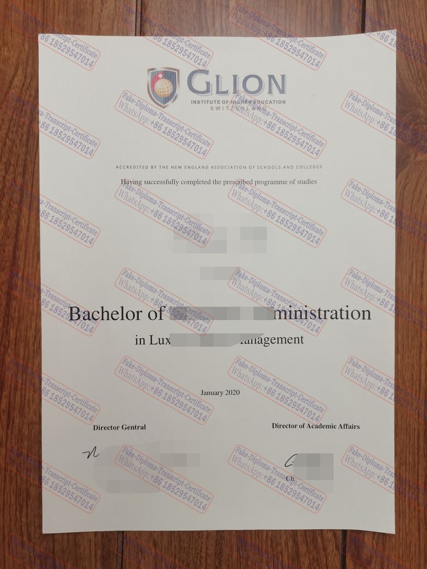 How to buy fake Glion Institute of Higher Education Degree