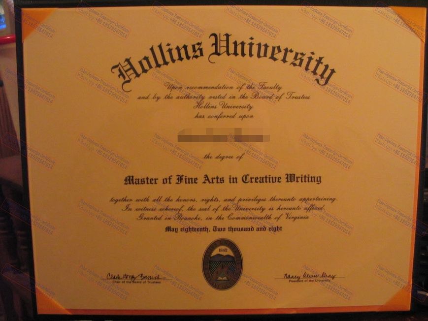 How to buy fake Hollins University Certificate