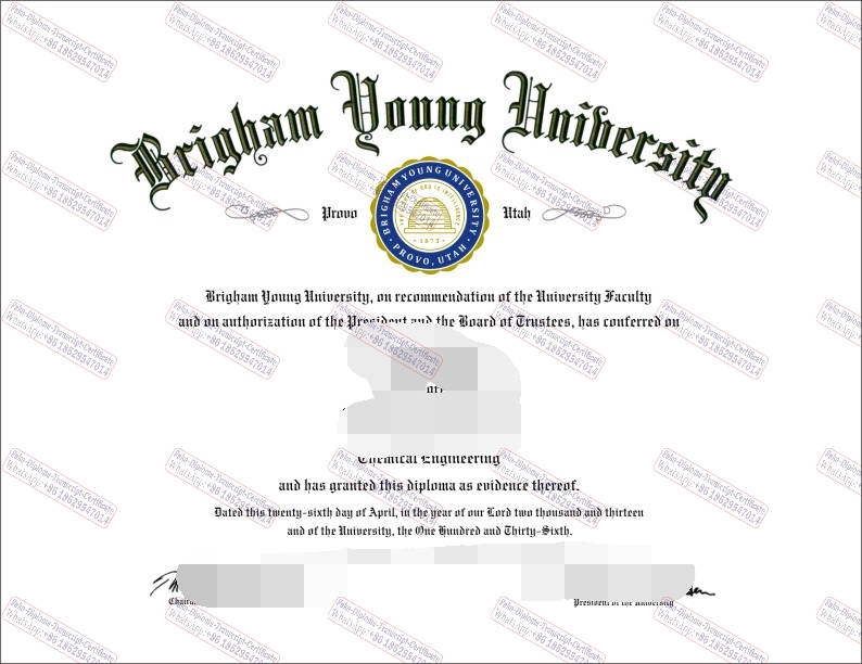 How to buy fake How to create fake Brigham Young University Certificate Diploma