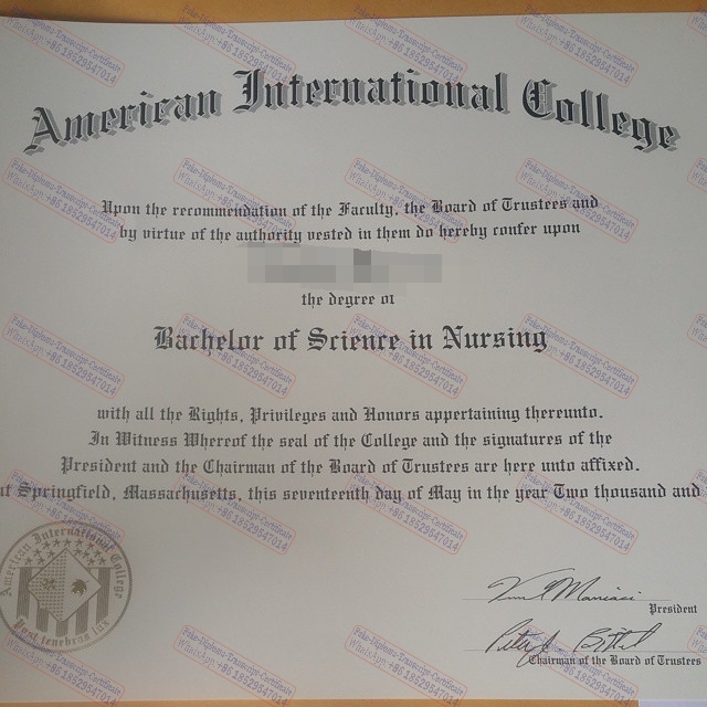 How to buy fake How to order fake American International College Degree Diploma