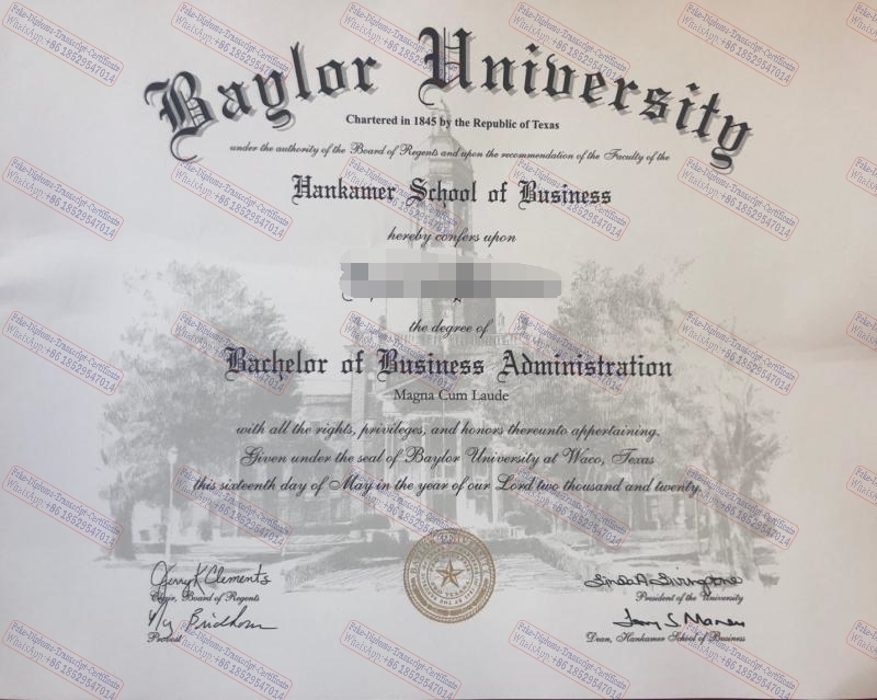 How to buy fake How to order fake Baylor University Certificate Certificate