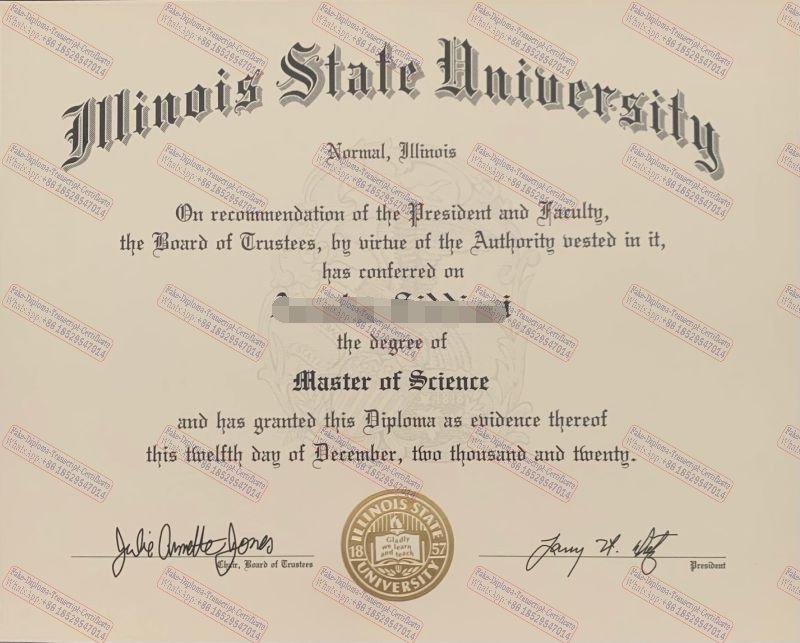 How to buy fake Illinois State University Certificate