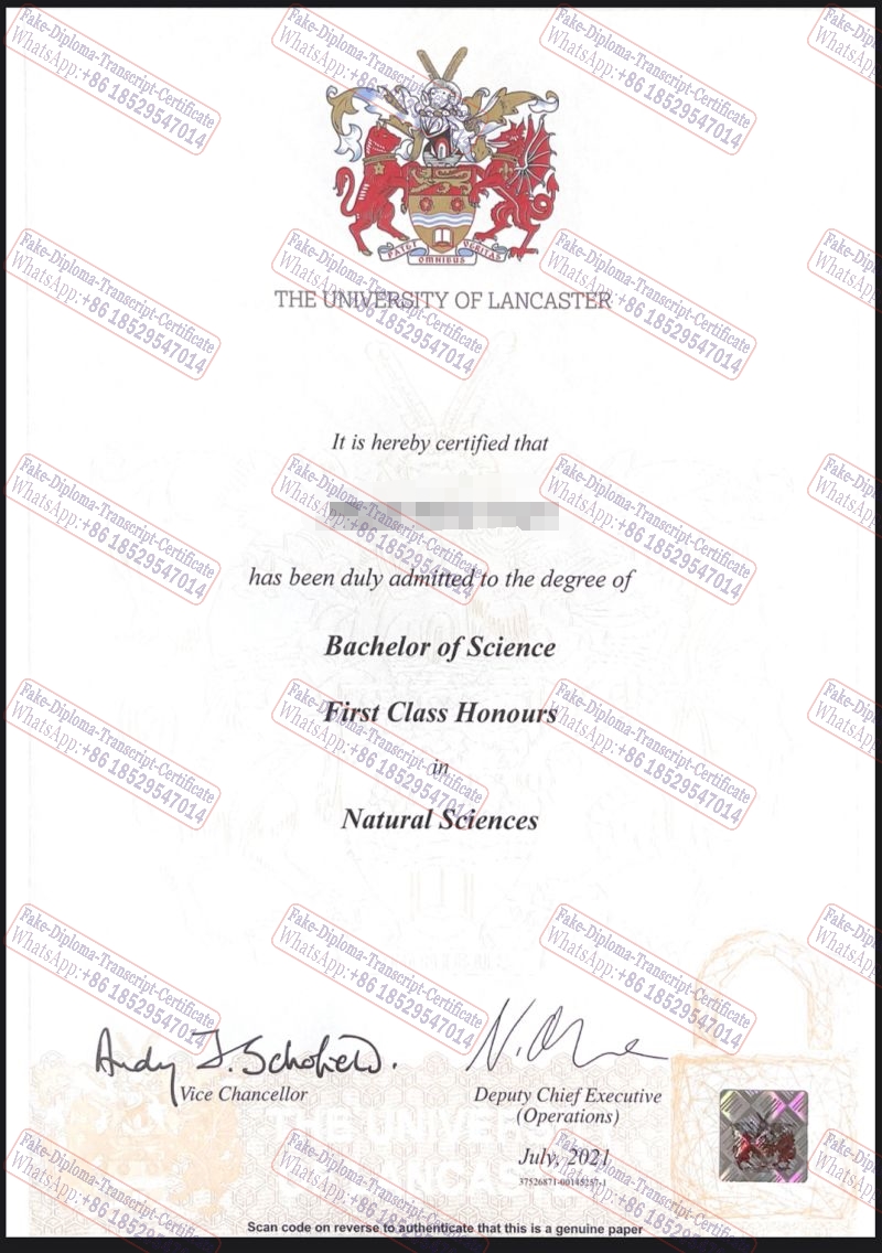 How to buy fake Lancaster University2021 Certificate