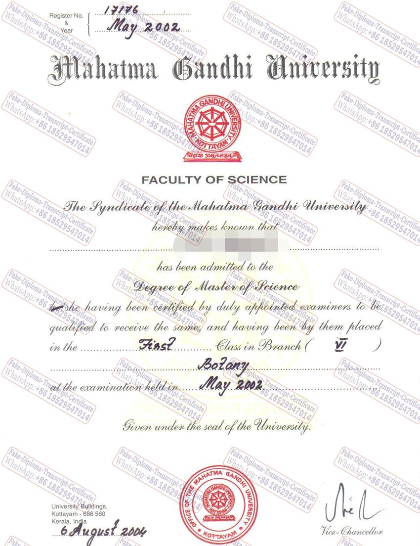 How to buy fake Mahatma Gandhi University Degree