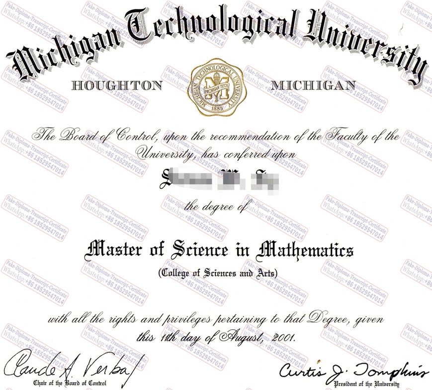 How to buy fake Michigan Technological University Diploma