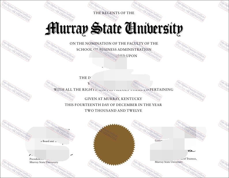 How to buy fake Murray State University Diploma