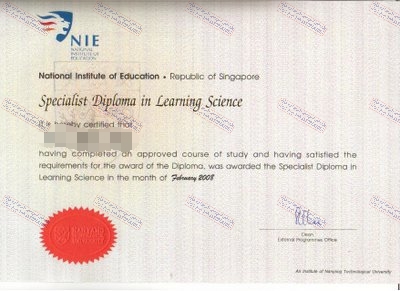 How to buy fake National Institute of Education, Nanyang Technological University Diploma