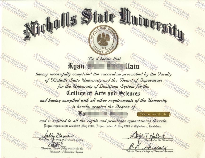 How to buy fake Nicholls State University Degree