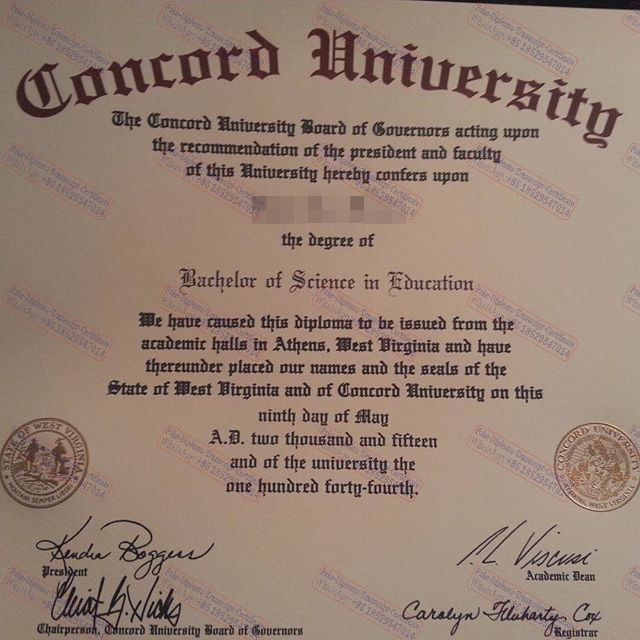 How to buy fake Purchase fake Concord University Certificate Certificate