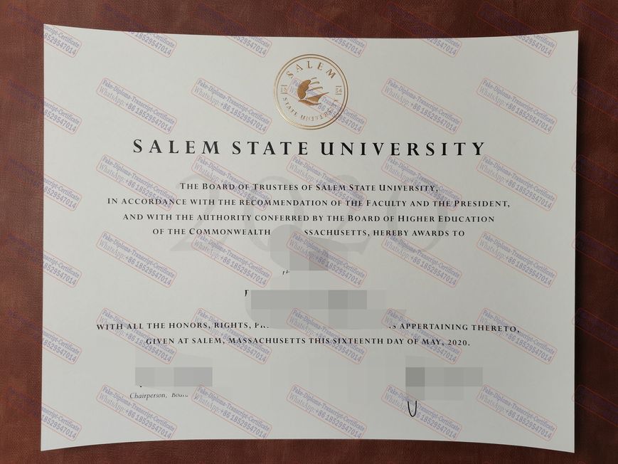 How to buy fake Salem State University Certificate