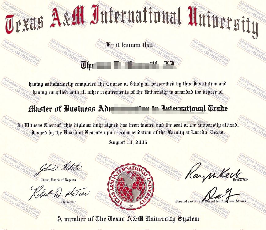 How to buy fake Texas AM International University Diploma