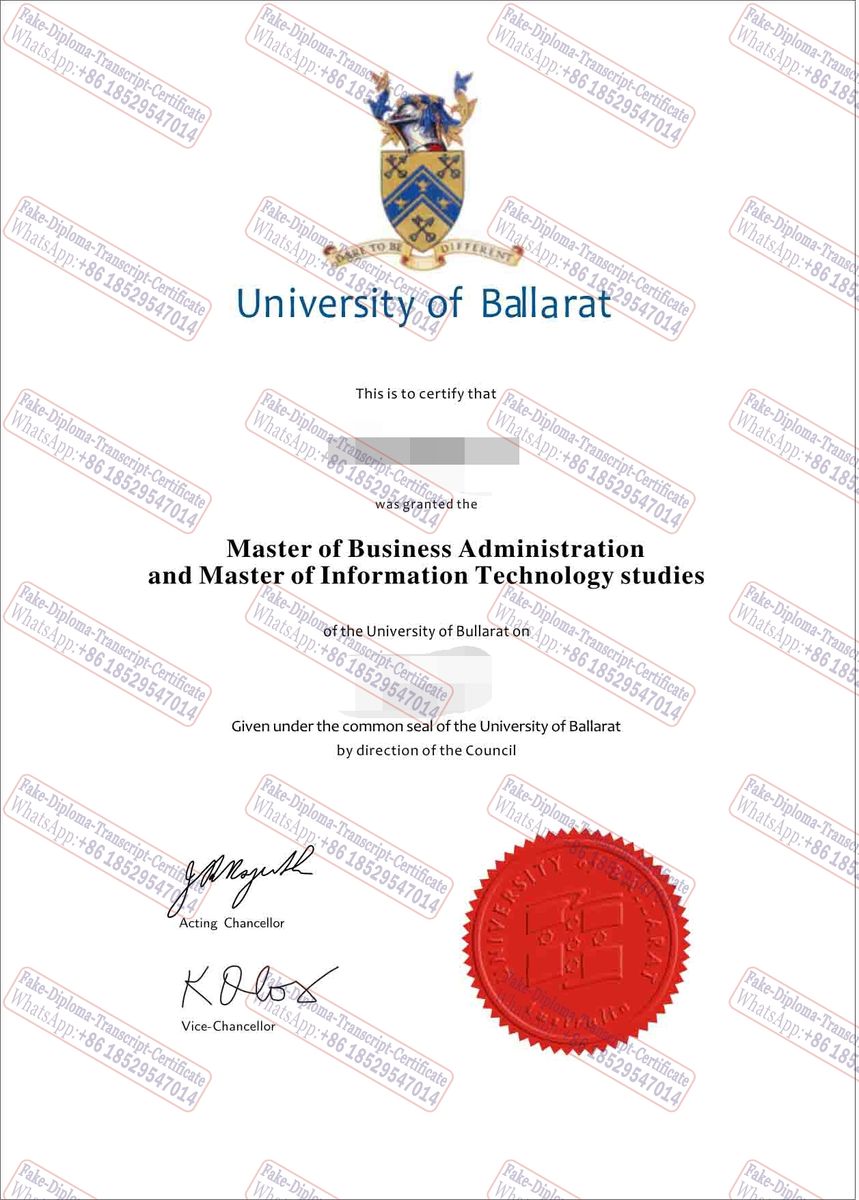 How to buy fake University of Ballarat Degree