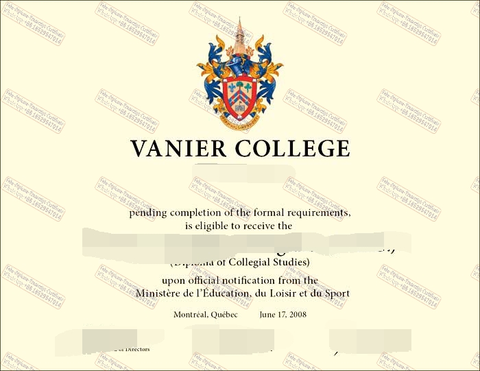 How to buy fake Vanier College Degree