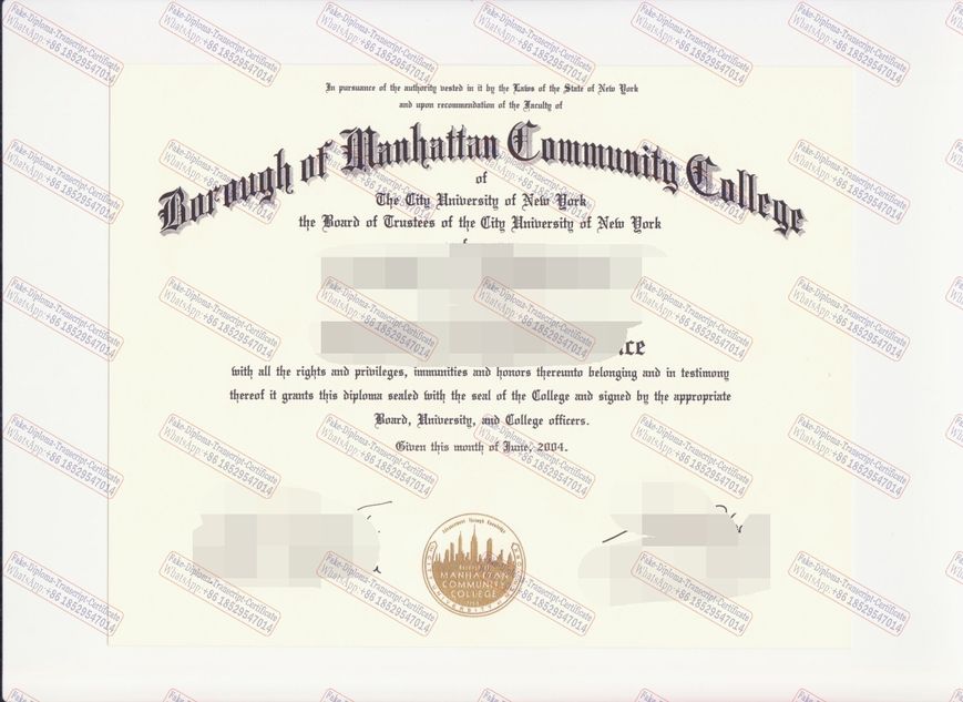 How to create fake Best Fake Borough of Manhattan Community College Degree Diploma