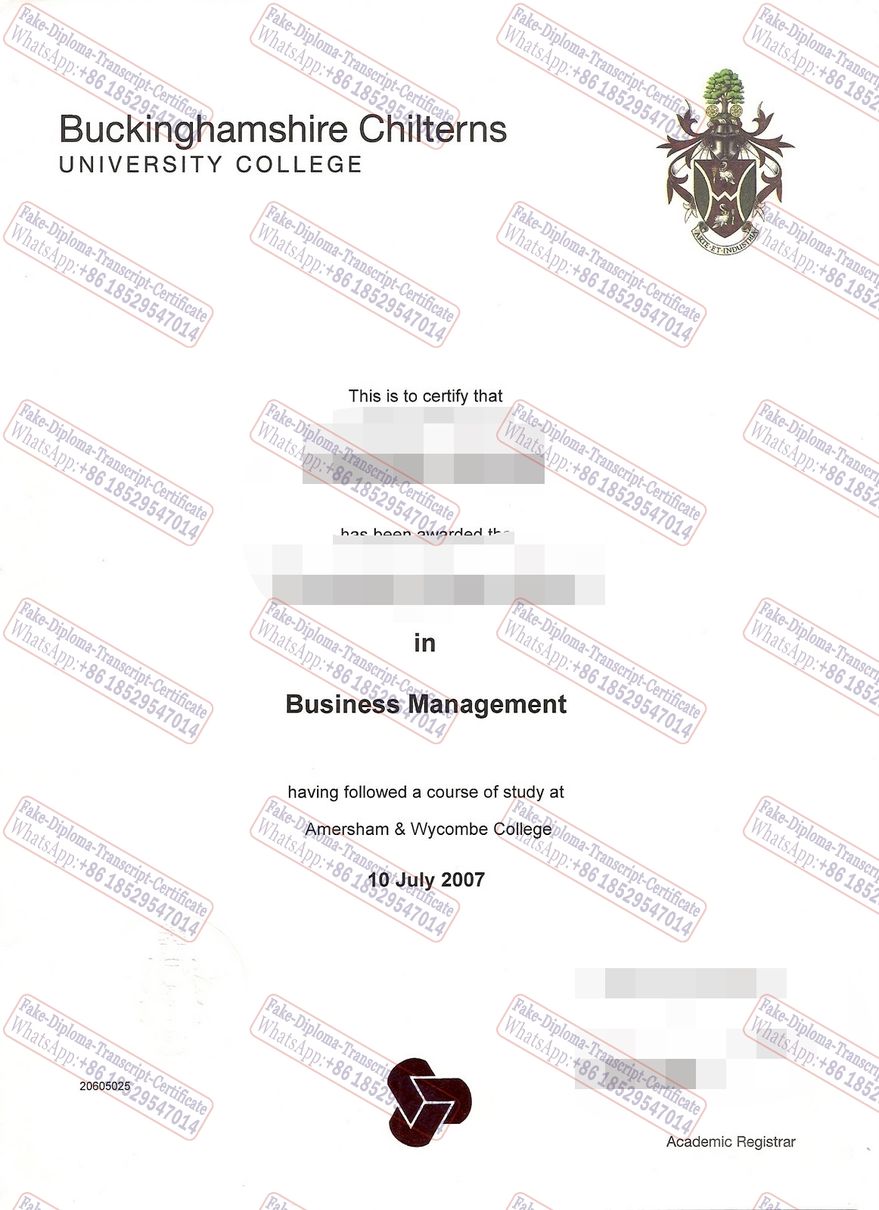 How to create fake Buckinghamshire New University Degree