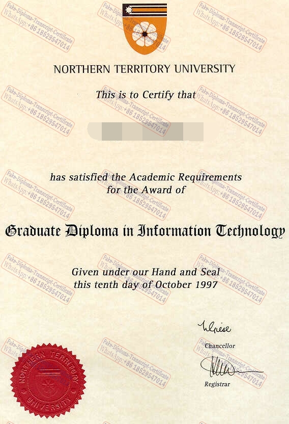 How to create fake Charles Darwin University Certificate