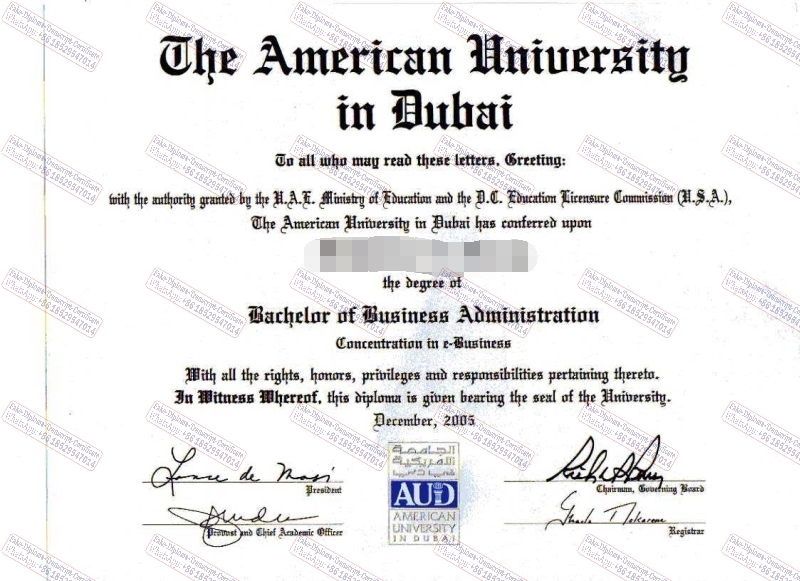 How to create fake Fake American University in Dubai Diploma Diploma