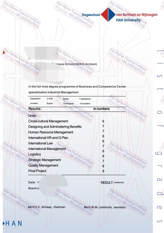 How to create fake HAN University Degree